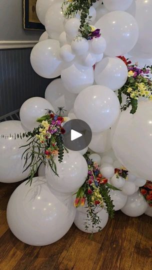 191 reactions · 16 shares | Baby in Bl🌼🌸m 

Thank you, @britbrittnayy, for being so wonderful and trusting me. 

#babycelebration  #babyshower #baby #flowers #balloons #balloondecor #cteventplanner #ctevents #celebration #mamatobe #babygirl #custommade #hangingflowers #budvases #springtulips #springday #colorful #makingthingpretty #makingmemories #desserttable #chiarawalls #customsignage #favorwall #thankyou #allwhite #freshflowers #backdrop #wildflowers #babyinbloom | VENTURA EVENT  PLANNING | ventura_event_planning__ · Original audio Balloon And Flower Garland, White Balloons With Flowers, Balloons And Flowers Backdrop, White Balloon Garland With Flowers, Balloon And Flower Backdrop, Balloon Arch With Flowers, Flower Balloon Arch, Frida Party, Bridal Backdrop