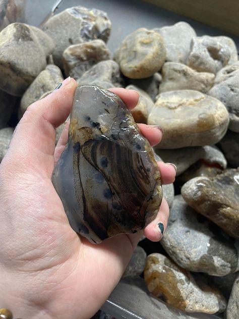 Straight from the Yellowstone River in Montana. Montana agate that has minimal fractures and color. Big enough for slabbing. 10 pounds per order. *pictures are not of exact rocks sent, used for an example. Some pictures may be wet to show the colors that enrich the agate. Montana Agate Shack is just off the alluvial gravel of the yellowstone river. With a small store based in Forsyth Montana. Eddie White is a federally certified Captain, that does guided river trips on the Yellowstone River in Montana. www.mtagateshack.com Montana Vacation, Small Store, Yellowstone River, River Trip, Billings Mt, Montana Agate, 10 Pounds, Stone Rocks, Some Pictures