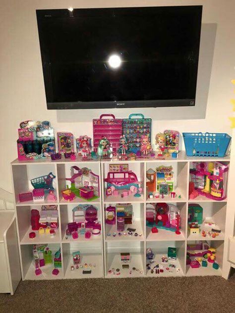 shopkins storage Shopkins Storage, Shopkins Party Decorations, Shopkins Party, White Bedroom Furniture, Rug For Bedroom, Pretty Bedroom, Daughters Room, Toy Rooms, A Rug