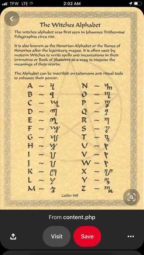 Witchcraft Letters, Witch Language Alphabet, Witch Alphabet Numbers, Witch Language, Necromancer Alphabet, Witch Alaphbet, Enochian Alphabet, Witchy Tools, Witches Alphabet