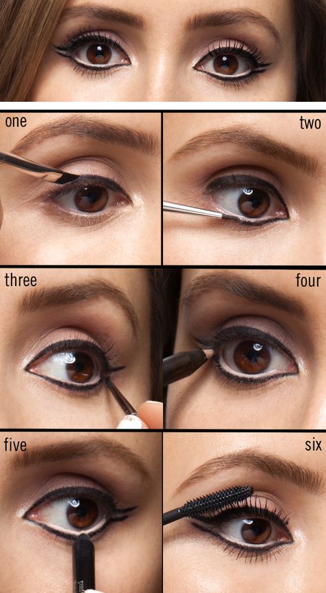 60s Eye Makeup, Flick Eyeliner, How To Do Eyeliner, Winged Eyeliner Stamp, Eyeliner For Beginners, Simple Eyeliner, Makeup Tutorial Eyeliner, Perfect Eyeliner, Vegan Lip Balm