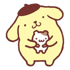 Pompompurin by SANRIO sticker #9744 Karakter Sanrio, App Stickers, 17 Kpop, Chat Stickers, Hello Kitty Characters, Hello Kit, Chat App, Sanrio Characters, Fun Stickers