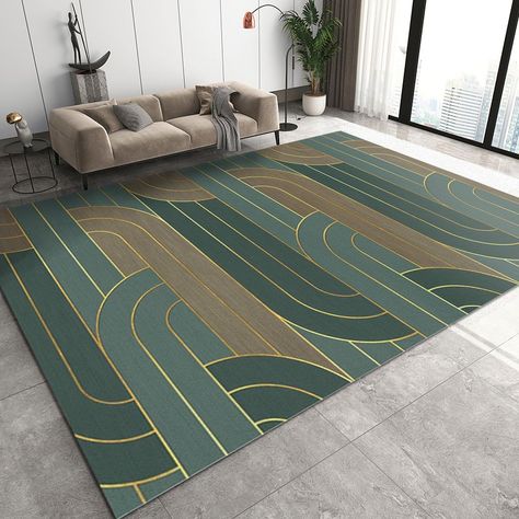 Stripes Living Room, Jungle Living Room, Mid Century Modern Area Rug, Mid Century Modern Rugs, Mid Century Modern Rug, Rug For Dining Room, Holland House, 6x9 Rug, Room Cozy