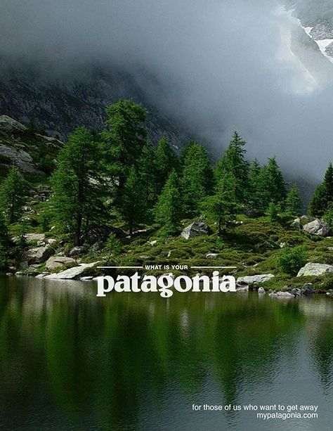 Patagonia Brand Design, Old Patagonia Ads, Vintage Patagonia Ad, Patagonia Prints, Patagonia Ad, Patagonia Poster, Patagonia Branding, Copywriting Ads, Patagonia Brand