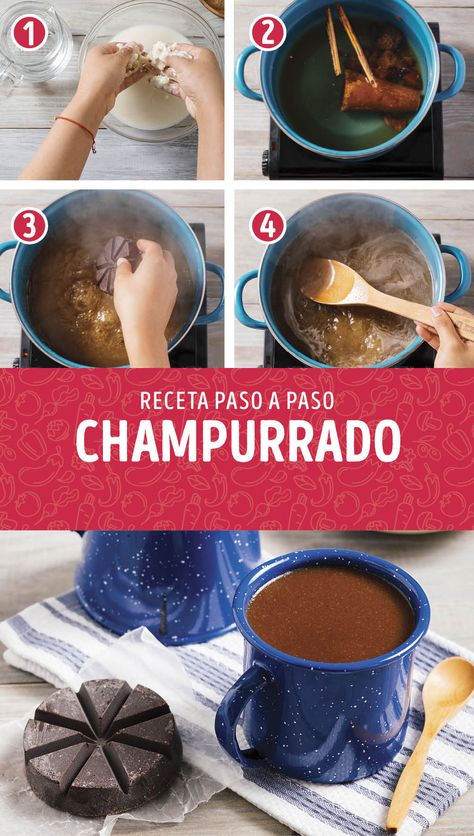 Authentic Mexican Champurrado Recipe, Authentic Champurrado Recipe, Champurrado Recipe Mexico, Mexican Champurrado Recipe, How To Make Champurrado, Champurrado Recipe, Atole Recipe, Mexican Drink Recipes, Guatemalan Recipes