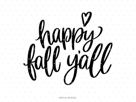 Happy Fall Yall Svg cutfiles Autumn quote | Etsy Happy Fall Yall Wallpaper, Autumn Quote, Happy Fall Yall, Fall Quotes, Winter Signs, Fall Yall, Hand Lettering Quotes, Fall Svg, Autumn Quotes