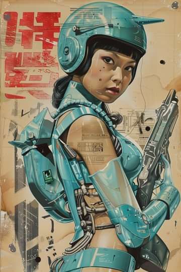 Fallout Posters, Japanese Posters, Japan Graphic Design, Science Fiction Artwork, Sf Art, Scifi Fantasy Art, Art Folder, Pulp Art, Futuristic Art