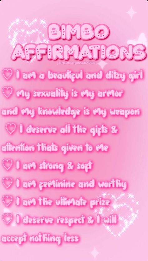 Pink Mcbling Wallpaper, Y2k Sayings, Mcbling Quotes, Y2k Affirmations, Barbie Affirmations, Pink Manifestation, Mcbling Wallpaper, Pink Affirmations, Pink Mcbling