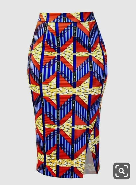 That skirt African Pencil Skirt, Ankara Skirts, Moda Afro, African Attire Dresses, Traditional African Clothing, Long African Dresses, African Print Skirt, African Skirts, African Print Clothing