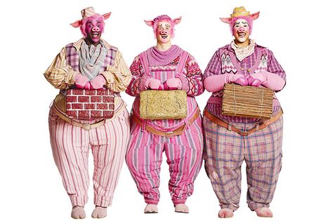 The Three Little Pigs Pig Outfit, Shrek Musical, Storybook Character Costumes, Shrek The Musical, Shrek Costume, Pig Costumes, Broadway Costumes, The Three Little Pigs, Book Day Costumes