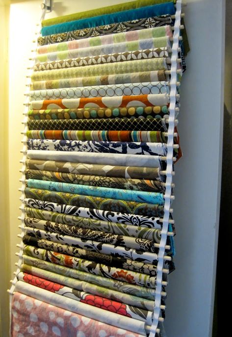 Store Fabric, Sewing Room Storage, Sewing Spaces, Coin Couture, Sewing Storage, Dream Craft Room, Sewing Room Organization, Quilting Room, Sewing Space