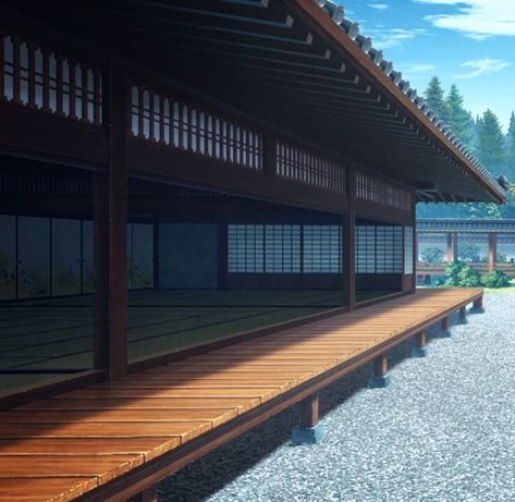 Anime Houses, Konoha Village, Japanese Background, Japanese Home Design, Japanese Style House, Anime Places, Traditional Japanese House, Scene Background, Asian Architecture