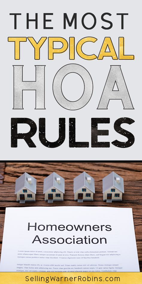 Considering moving into a neighborhood with an active homeowner's association (HOA)? If so, you'll want to take a look at the most common HOA rules that are referred to as covenants, conditions, and restrictions (CC&Rs). #realeste #buyinghome #homebuyingtips Whoa Board, Home Owners Association, Patio Homes, Neighborhood Association, Real Estate Articles, Real Estate Buyers, Mortgage Tips, Peaceful Living, Kids Moves