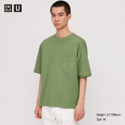 Uniqlo T Shirt, Uniqlo U, China Clothes, Christophe Lemaire, Uniqlo Men, Big Shirt, T Shirt Men, Light Jacket, Cool Tees