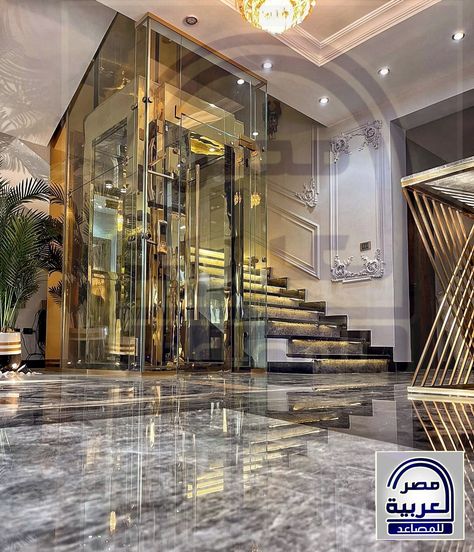 Panoramic view elevators 01000621902 Elevator For Home, Hotel Inspired Home, Home Lift, House Lift, Elevator Interior, Korean House, Elevator Lobby, Elevator Design, Internal Design