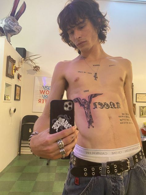 Tripp Kilpatrick, Apollo Xxi, Hollow Cheeks, Get It Girl, Boy Tattoos, Friend Photoshoot, Insta Posts, Body Mods, 2000s Fashion