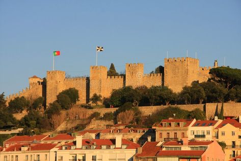 St George Castle Lisbon, Lisbon Castle, Lisbon Travel, Saint George's, Historical Background, The Kings, Lemon Tree, Saint George, Spain And Portugal