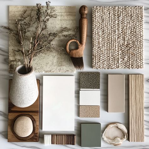 Natural Moodboard Interior Design, Kitchen Flat Lay, Cottage Mood Board, Scandinavian Mood Board Interior Design, Interior Design Flat Lay, Scandinavian Mood Board, Hygge Kitchen, Scandinavian Cabin, Mood Board Interior