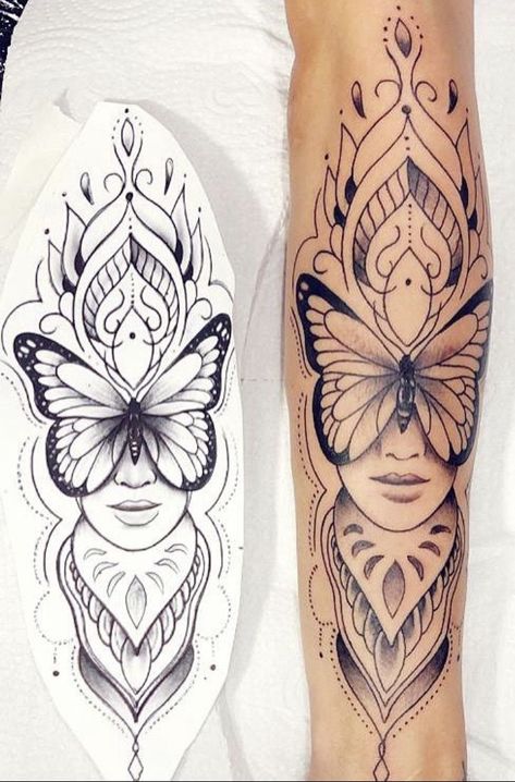 Ace Tattoo One Piece, Portrait Tattoo Sleeve, Mangas Tattoo, Dragon Tattoo Ideas, Magic Runes, Girl Arm Tattoos, Band Tattoo Designs, Tattoo Zeichnungen, Butterfly Face