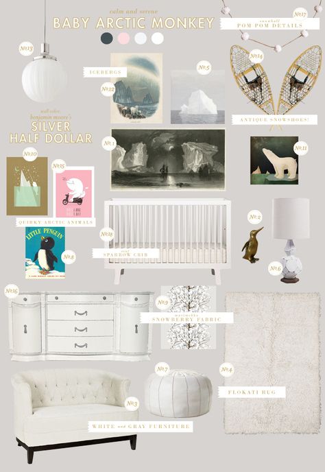 Snow Nursery Theme, Snow Nursery, Snow Themed Nursery, Artic Theme Nursery, Arctic Nursery Theme Gender Neutral, Arctic Nursery Theme, Arctic Nursery, Lay Baby Lay, Monkey Nursery