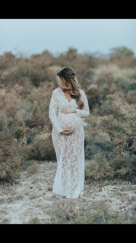 Maternity Photo Shoot Beautiful Lace Gown Pictures Maternity Shoot Lace Dress, Maternity Boho, White Lace Gown, Gown Pictures, Maternity Photo Shoot, Maternity Pics, Baby Shower Outfit, Maternity Photoshoot, Maternity Shoot