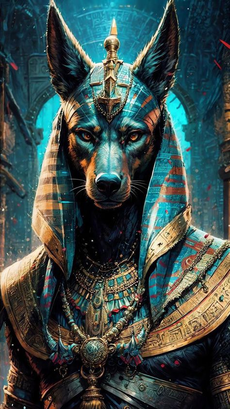 Egyptian Artwork, Ancient Astronaut Theory, Egyptian Anubis, Starověký Egypt, Carpet Outfits, Egyptian Deity, Egypt Tattoo, Haitian Art, Egyptian Beauty