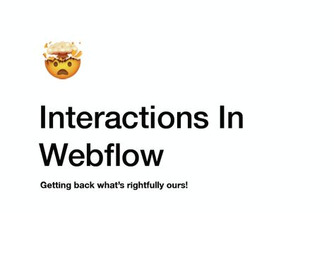 Webflow Animation, Own It, Web Design, Portfolio, Design