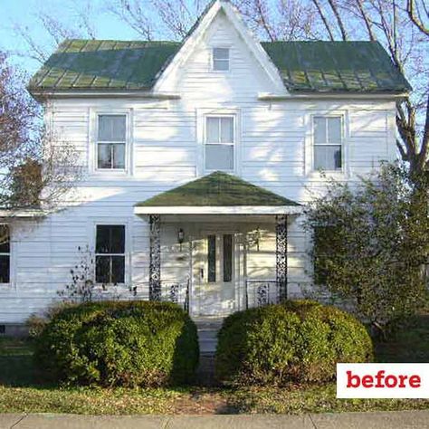 Curb Appeal Before and Afters - This Old House Exterior Curb Appeal, Victorian Exterior, Trendy Farmhouse, Folk Victorian, Landscape Gardening, Farmhouse Renovation, Farmhouse Remodel, Modern Landscape, This Old House