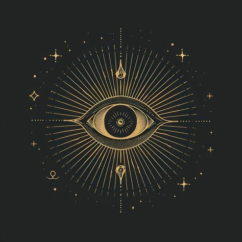 Third Eye Wallpaper, Third Eye Logo, Geometry Aesthetic, Third Eye Design, Surreal Aesthetic, Third Eye Art, Patten Design, Eye Symbolism, Golden Aesthetic