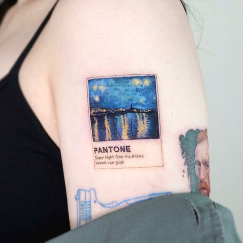 This Artist Makes Tattoos That Look Like Watercolor Paintings Van Gogh Tattoo, Famous Tattoo Artists, Make Tattoo, Bad Tattoos, Painting Tattoo, Subtle Tattoos, Creative Tattoos, Pretty Tattoos, Body Tattoos