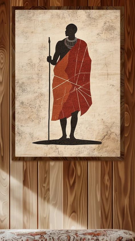 Maasai Soul Maasai Art, African Wall Art, Maasai, Easy Paintings, Art Collection, Abstract Art, This Is Us, Art Painting, Paintings