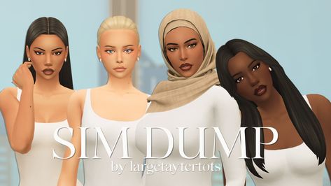 female sims dump by largetaytertots | Patreon Female Sims, Cc Shoes, Sims 4 Cc Shoes, Sims 4 Characters, Creating Content, Free Youtube, Sims 4 Cc Finds, Sims 4 Clothing, Maxis Match