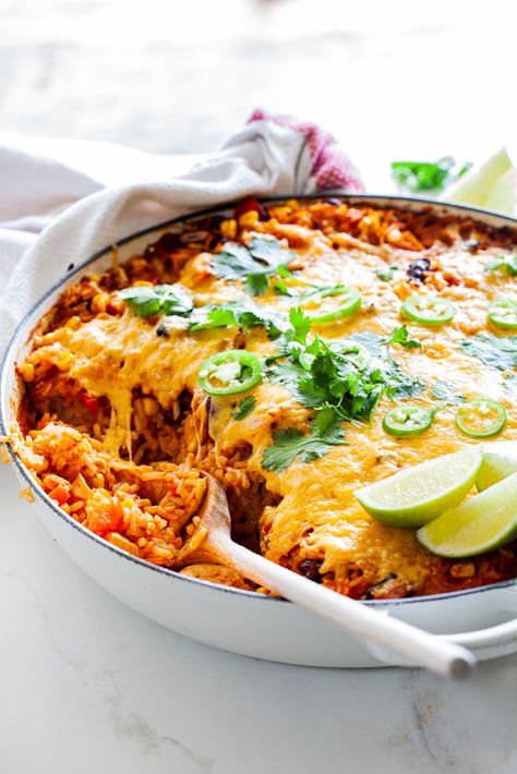 Mexican Cheesy Chicken And Rice, Cheesy Mexican Chicken And Rice, Mexican Cheesy Chicken, Cheesy Mexican Chicken, Mexican Chicken Rice, Mexican Chicken Bake, Cheesy Chicken And Rice Casserole, Cheesy Chicken Rice Casserole, Roasted Sweet Potato Cubes