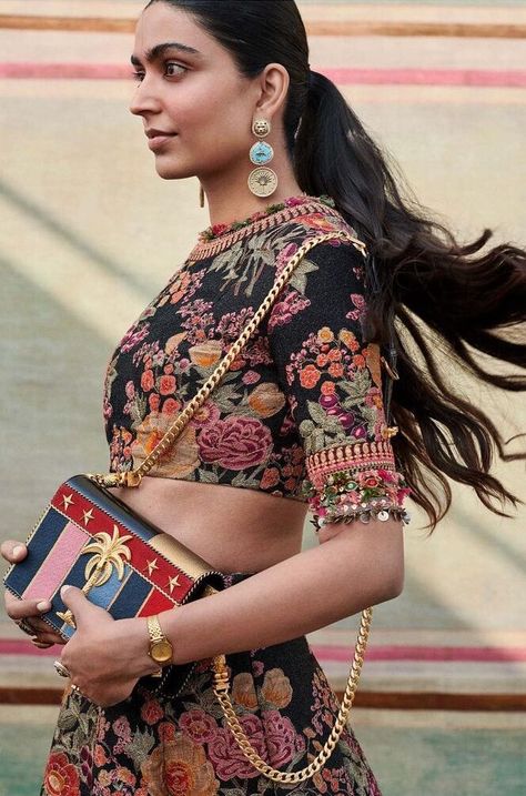 Top 20 Multi Coloured Blouse Designs Ruling Our Hearts - Pyaari Weddings Multi Colour Blouse Designs, Colour Blouse Designs, Multi Colour Blouse, Sarees Bridal, Sabyasachi Mukherjee, Sabyasachi Sarees, Of Sarees, Multi Color Blouse, Trendy Blouses