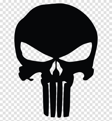 Punisher Logo, Punisher Skull, Silhouette Stencil, Logo Label, Flower Clipart, Gold Flowers, Free Png, Transparent Png, Png Images