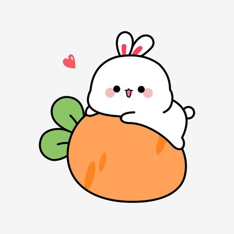 cute rabbit and carrot rabbit carrot cute pretty lovely sweet smooth adorable sales discount Sticker Carrot Drawing, Rabbit And Carrot, Cute Pictures To Draw, Rabbit Pictures, Rabbit Drawing, Mushroom Drawing, Rabbit Painting, Clip Art Pictures, Bunny Drawing