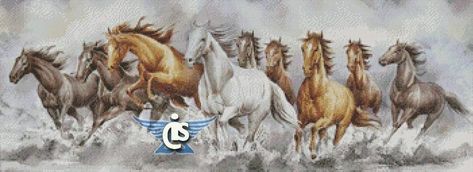 More 1000 pattern ready and free cross stitch pattern of christian, cartoon, painting, flower. Special in converting photo to cross stitch . Horses Running Painting, Cross Stitch Christian, Running Painting, Dog Landscape, Jesus Illustration, Mary Painting, Cross Stitch Horse, Ballerina Painting, Horses Running