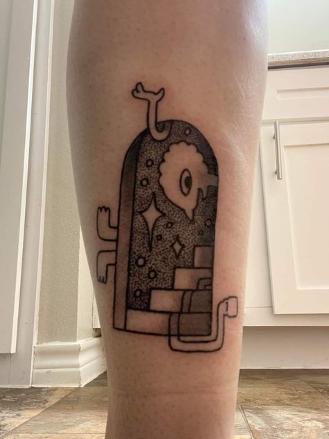 Bmo Tattoo Design, Come Along With Me Tattoo, The Beast Over The Garden Wall Tattoo, Breezy Adventure Time, Prism Tattoo Adventure Time, Marceline Bass Tattoo, Simple Adventure Time Tattoos, Prismo Adventure Time Tattoo, Adventure Time Flash Tattoo