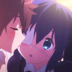 Rikka And Yuuta, Amagi Brilliant Park, Cute Couple Comics, Abstract Wallpaper Design, Best Anime Couples, Anime Expressions, Cute Anime Profile Pictures, Anime Wall Art, Cute Profile Pictures