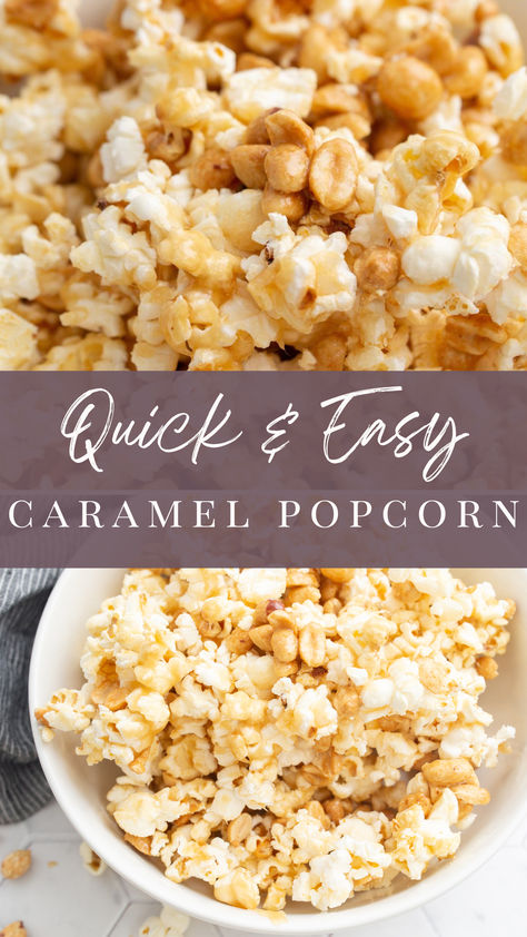 Try this irresistible caramel popcorn recipe that's easy to make and perfect for homemade treats! With a sweet, buttery coating, it’s an ideal snack for gifting, parties, or enjoying while watching your favorite movie. How To Make Popcorn In A Popcorn Machine, Best Caramel Popcorn, Caramel Popcorn Recipe, Popcorn Recipes Caramel, Popcorn Recipe, Glass Mixing Bowls, Pop Popcorn, Chicken Nachos, Slow Roast