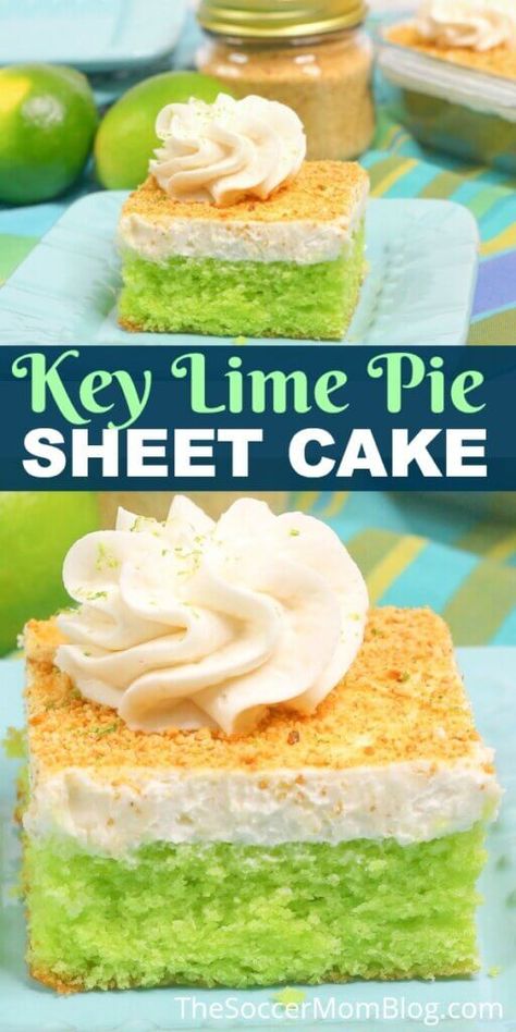 Sheetcake Cake, Key Lime Pie Cake, Lime Frosting, Lime Dessert, Lime Cake Recipe, Cake Texture, Key Lime Desserts, Key Lime Cake, Lime Desserts