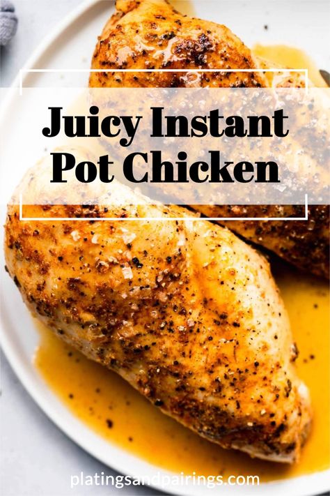 Best Instapot Chicken, Instapot Chicken Breast, Instant Pot Chicken And Gravy, Instant Pot Chicken Breasts, Chicken Breast Instant Pot Recipes, Pressure Cooker Chicken Breast, Chicken Breast Instant Pot, Recipes Instapot, Chicken And Gravy