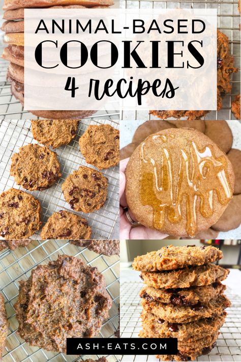 Looking for recipes for animal-based cookies? I linked 4 recipes for animal-based cookies. If you're new to an animal-based diet and lifestyle and miss cookies, check out these animal-based cookies made with pork, beef, and collagen and sweetened with honey and dates. These animal-based cookies are nutrient-dense and don't have any processed foods or synthetic ingredients. If you're looking for animal-based cookies, consider these recipes. #animalbased #cookies Healthy Pastry, Diet Friendly Desserts, Coconut Recipes Dessert, Healthy Pork Recipes, Diet Desserts Recipes, Healthy Pork, Diet Cookies, Healthy Beef Recipes, Healthy Nuts