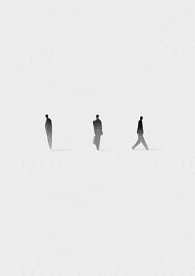 Shadows by VALERIYA SIMANTOVSKAYA [Royalty-Free Stock Photos] Black And White Collage, Silhouettes Of People, Silhouette Architecture, Black And White Silhouette, Shadow Illustration, Shadow People, Architecture Presentation Board, Silhouette People, Architecture People