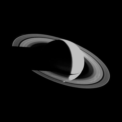 Saturn Black And White, Cosmos Aesthetic, Cassini Huygens, Widget Pictures, White Cosmos, Cassini Spacecraft, White Cosmo, Space Icons, Space Aesthetic