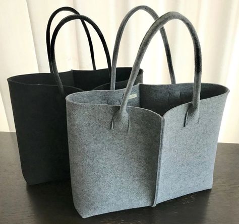 Felt bag Model 1 – BelgianFusion Felted Handbags Tutorials, Felt Bag Pattern, Tote Bag Diy Pattern, Crossbody Bag Diy, Wool Tote Bag, Felt Products, Felt Tote Bag, Felt Bags, Wool Tote