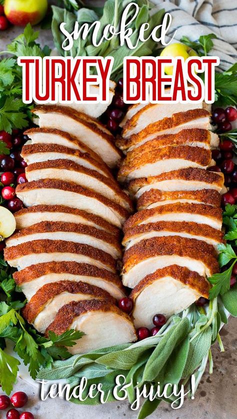 Smoked Turkey Breast Recipe, Bbq Rub Recipe, Smoked Turkey Breast, Turkey Breast Recipe, Homemade Spices, Spice Rub, Breast Recipe, Smoker Recipes, Wood Chips