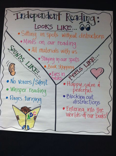 Students established expectations for independent reading Independent Reading Anchor Chart, Reading Anchor Chart, Silent Reading, Tree Map, Classroom Anchor Charts, Reading Anchor Charts, Third Grade Reading, 5th Grade Reading, 4th Grade Classroom