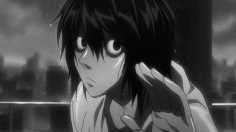 L Ryuzaki, Tsugumi Ohba, Deat Note, Nate River, L Lawliet, Light Yagami, Anime Gifs, Cutie Pie, All Anime