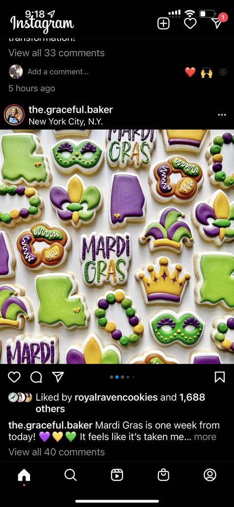 Mardi Gras Cookies, Mardi Gra, Baby Shower Cookies, Icing Cookies, Royal Icing Cookies, Decorated Cookies, Royal Icing, Cake Cookies, Cookie Decorating